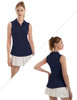 FKEEP Women's Sleeveless Polo Golf Tennis Shirt Tank Tops V-Neck MIDNIGHT BLUE M FKEEP Women's Sleeveless Polo Golf Tennis Shirt Tank Tops V-Neck MIDNIGHT BLUE M