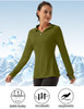 Fkeep Women's Long Sleeve Polo Shirt UPF 50 Sun Protection Mustard Yellow S New Fkeep Women's Long Sleeve Polo Shirt UPF 50 Sun Protection Mustard Yellow S New