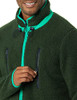 AMAZON ESSENTIALS MEN TEDDY FLEECE FULL-ZIP MOCK NECK JACKET MEN'S SIZE S -GREEN New AMAZON ESSENTIALS MEN TEDDY FLEECE FULL-ZIP MOCK NECK JACKET MEN'S SIZE S -GREEN New