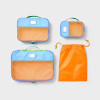 CAT & JACK KIDS' 4PC PACKING CUBE SET - RAINBOW CAT & JACK KIDS' 4PC PACKING CUBE SET - RAINBOW