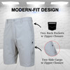 BLUE ROCK MEN’S 6-POCKET ALL MOTION STRETCH UTILITY SHORTS - SIZE: MEN 38 - GRAY New BLUE ROCK MEN’S 6-POCKET ALL MOTION STRETCH UTILITY SHORTS - SIZE: MEN 38 - GRAY New