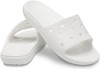 CROCS UNISEX-ADULT CLASSIC SLIDE SANDALS - SIZE: MEN 7 WOMEN 9 - WHITE New