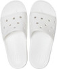CROCS UNISEX-ADULT CLASSIC SLIDE SANDALS - SIZE: MEN 7 WOMEN 9 - WHITE New