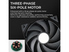 TRYX ROTA PRO 120 120mm Case Fan 4-Pin PWM LCP Material FDB Case Fan 2250RPM