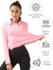 FKEEP WOMEN LONG SLEEVE POLO SHIRT GOLF SPORTSWEAR TENNIS PINK M New FKEEP WOMEN LONG SLEEVE POLO SHIRT GOLF SPORTSWEAR TENNIS PINK M New