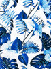 Ainiko Men's Short Sleeve Hawaiian Shirt - BLUE FLOWER - Size S Ainiko Men's Short Sleeve Hawaiian Shirt - BLUE FLOWER - Size S