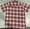 BLACK HORSE MEN'S S/S WOVEN PLAID SHIRT - MENS SMALL - RED/WHITE/YELLOW New