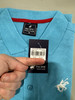PACIFIC POLO CLUB SHORT SLEEVES POLO - SIZE: MEN M - CYAN New