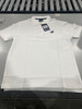 PACIFIC POLO CLUB 3 BUTTON POLO SHIRT - SIZE: MEN M - WHITE/NAVY New PACIFIC POLO CLUB 3 BUTTON POLO SHIRT - SIZE: MEN M - WHITE/NAVY New
