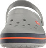 CROCS UNISEX ADULT CROCBAND CLOG - SIZE: MEN 6 WOMEN 8 - LIGHT GRAY/NAVY