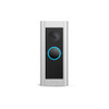 RING VIDEO DOORBELL PLUS - SMART DOORBELL - SATIN NICKEL RING VIDEO DOORBELL PLUS - SMART DOORBELL - SATIN NICKEL