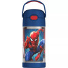 THERMOS KID 12OZ STAINLESS STEEL FUNTAINER WATER BOTTLE BAIL HANDLE - SPIDER-MAN