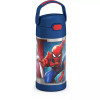 THERMOS KID 12OZ STAINLESS STEEL FUNTAINER WATER BOTTLE BAIL HANDLE - SPIDER-MAN