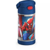 THERMOS KID 12OZ STAINLESS STEEL FUNTAINER WATER BOTTLE BAIL HANDLE - SPIDER-MAN