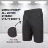 BLUE ROCK JUMP START MEN’S 6-POCKET ALL MOTION STRETCH UTILITY SIZE 36 - BLACK New BLUE ROCK JUMP START MEN’S 6-POCKET ALL MOTION STRETCH UTILITY SIZE 36 - BLACK New