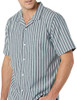 AMAZON ESSENTIALS MEN'S VACATION COTTON RESORT SHIRT, NAVY STRIPE, SIZE XL New AMAZON ESSENTIALS MEN'S VACATION COTTON RESORT SHIRT, NAVY STRIPE, SIZE XL New