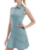 FKEEP WOMEN'S TENNIS GOLF DRESSES ZIPPER V-NECK S - LAKE BLUE New FKEEP WOMEN'S TENNIS GOLF DRESSES ZIPPER V-NECK S - LAKE BLUE New