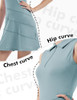 FKEEP WOMEN'S TENNIS GOLF DRESSES ZIPPER V-NECK S - LAKE BLUE New FKEEP WOMEN'S TENNIS GOLF DRESSES ZIPPER V-NECK S - LAKE BLUE New