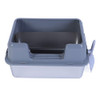 FOCKETY STAINLESS STEEL LARGE CAT LITTER BOX, 20L CAPACITY - GRAY