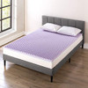 Best Price Mattress 2 inch Egg Crate Memory Foam Mattress Topper, Lavender New