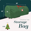 HANDY LAUNDRY ROLLING TREE STORAGE BAG 9FT ARTIFICIAL HOLIDAY TREE 5649 - GREEN HANDY LAUNDRY ROLLING TREE STORAGE BAG 9FT ARTIFICIAL HOLIDAY TREE 5649 - GREEN