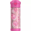 THERMOS 16OZ STAINLESS STEEL FUNTAINER WATER BOTTLE WITH BAIL HANDLE, PINK DISCO New