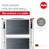 Hailo MK60 Mini Steel Step Stool - Two Large Anti-Slip Steps, 330 lb Capacity Hailo MK60 Mini Steel Step Stool - Two Large Anti-Slip Steps, 330 lb Capacity