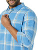 AMAZON ESSENTIALS MEN'S LONG-SLEEVE SLIM-FIT STRETCH POPLIN SHIRT - LIGHT BLUE New AMAZON ESSENTIALS MEN'S LONG-SLEEVE SLIM-FIT STRETCH POPLIN SHIRT - LIGHT BLUE New