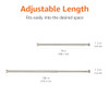 AMAZON BASICS TENSION CURTAIN ROD 78 TO 108 INCH 1009990-410-A60 - NICKEL