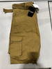 BLU ROCK NEW YORK BELTED CARGO SHORTS - SIZE: MEN 40 - DARK KHAKI New
