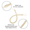 BEL AVENIR CURTAIN ROPES TIEBACKS HOLDBACKS 2 Packs BEIGE