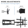 VIVO EXTRA LONG 37 TO 80 INCH TV WALL MOUNT FOR LCD LED FLAT CURVED SCREENS New