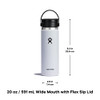 HYDRO FLASK 20 OZ WIDE FLEX SIP LID INDIGO - WHITE New
