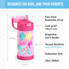 THERMOS FUNTAINER 12OZ KIDS WATER BOTTLE INSULATED STAINLESS STRAW - PINK/MULTI