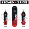 SWICHBOARD MOOSE MOUNTAIN TRICK & CRUISER SET - BLACK/RED SWICHBOARD MOOSE MOUNTAIN TRICK & CRUISER SET - BLACK/RED