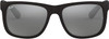 RAY-BAN, FRAME - MATTE RUBBER BLACK, LENSES - SILVER MIRROR, 622/55