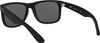 RAY-BAN, FRAME - MATTE RUBBER BLACK, LENSES - SILVER MIRROR, 622/55