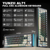 YUNZII AL71 75% Mechanical Keyboard, Black/Crystal White Switch - Black New YUNZII AL71 75% Mechanical Keyboard, Black/Crystal White Switch - Black New