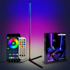 JARVIS3K SMART DOUBLE SIDED LED CORNER FLOOR LAMP RGB 16 Colors Music Sync BLACK JARVIS3K SMART DOUBLE SIDED LED CORNER FLOOR LAMP RGB 16 Colors Music Sync BLACK