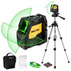 PREXISO Laser Level with Tripod, 150 Wide Angle 100Ft PLC15DGS - Green