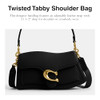 COACH TWISTED TABBY SHOULDER BAG - BLACK New COACH TWISTED TABBY SHOULDER BAG - BLACK New