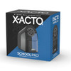 X-ACTO PENCIL SHARPENER, SCHOOLPRO ELECTRIC HEAVY DUTY 1 COUNT - BLACK X-ACTO PENCIL SHARPENER, SCHOOLPRO ELECTRIC HEAVY DUTY 1 COUNT - BLACK