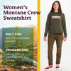 MARMOT WOMEN'S MONTANE CREW SWEATSHIRT WOMEN XL NORI New MARMOT WOMEN'S MONTANE CREW SWEATSHIRT WOMEN XL NORI New