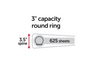 OFFICE DEPOT DURABLE VIEW 3-RING BINDER, 3" ROUND RINGS - BLACK OFFICE DEPOT DURABLE VIEW 3-RING BINDER, 3" ROUND RINGS - BLACK