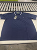 TIGER WOLF 3 BUTTON POLO SHIRT - SIZE: MEN L - NAVY WHITE New TIGER WOLF 3 BUTTON POLO SHIRT - SIZE: MEN L - NAVY WHITE New