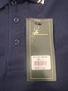 TIGER WOLF 3 BUTTON POLO SHIRT - SIZE: MEN L - NAVY WHITE New TIGER WOLF 3 BUTTON POLO SHIRT - SIZE: MEN L - NAVY WHITE New
