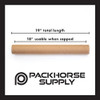Packhorse Supplies Mailing Tubes with Caps 3" x 18" - 1-Pack KRAFT New Packhorse Supplies Mailing Tubes with Caps 3" x 18" - 1-Pack KRAFT New