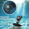 CORDLESS HANDHELD POOL VACUUM ABOVE GROUND POOL RECHARGEABLE POOL CLEANER - BLUE