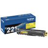 Brother Genuine Standard Yield Toner Cartridge TN221Y, Yellow Toner New Brother Genuine Standard Yield Toner Cartridge TN221Y, Yellow Toner New