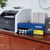 Brother Genuine Standard Yield Toner Cartridge TN221Y, Yellow Toner New Brother Genuine Standard Yield Toner Cartridge TN221Y, Yellow Toner New